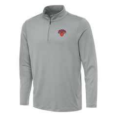 New York Knicks Antigua Reprocess Quarter-Zip Top - Gray sale