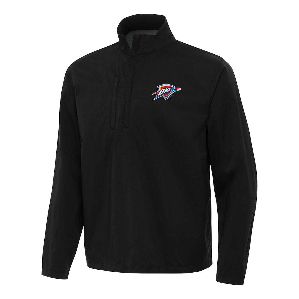 Oklahoma City Thunder Antigua Brisk Quarter-Zip Windbreaker - Black discount