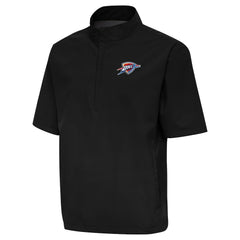 Oklahoma City Thunder Antigua Brisk Quarter-Zip Windbreaker - Black shop
