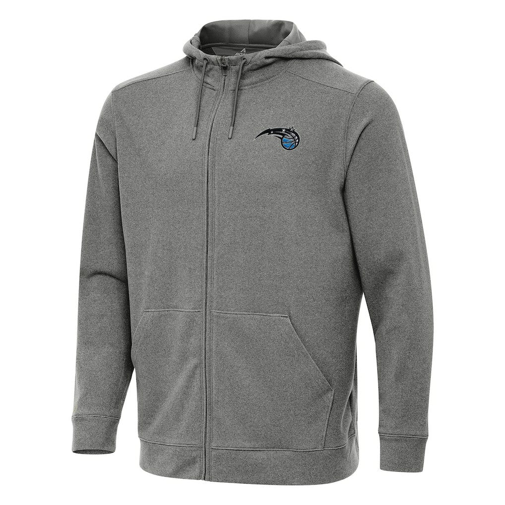 Orlando Magic Antigua Effortless Full-Zip Hoodie Jacket - Heather Charcoal discount