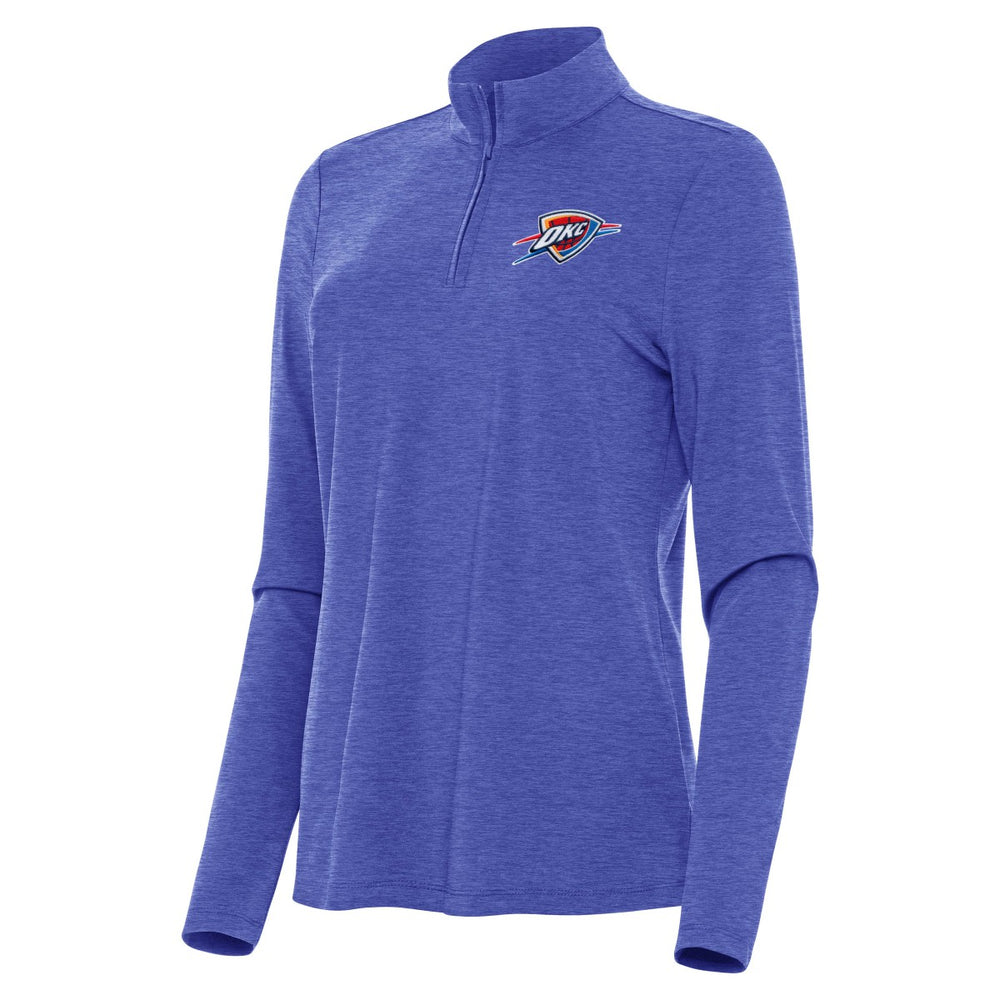 Oklahoma City Thunder Antigua Women's Bright Quarter-Zip Top - Heather Royal outlet