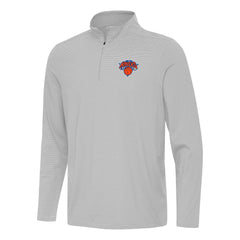 New York Knicks Antigua Twine Quarter-Zip Top - Gray online