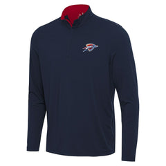 Oklahoma City Thunder Antigua Content Quarter-Zip Top - Navy/Red shop
