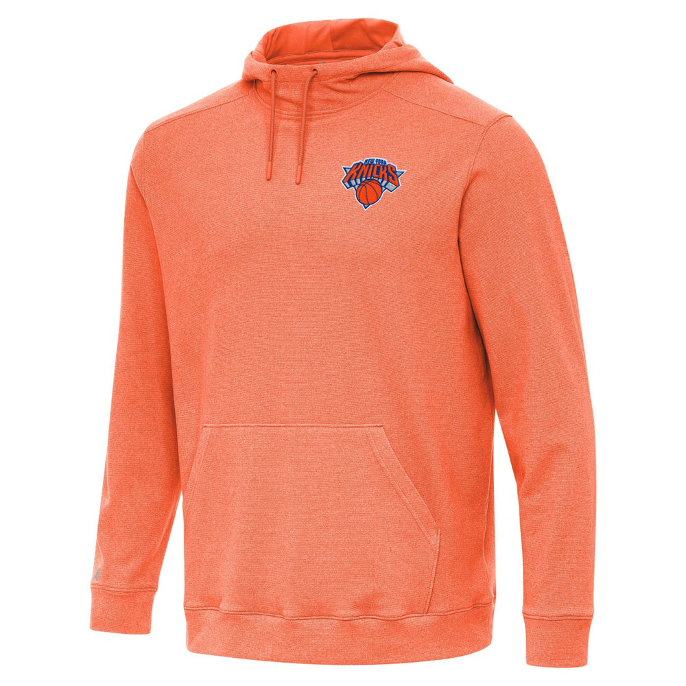 New York Knicks Antigua Cloud Pullover Hoodie - Heather Orange shop