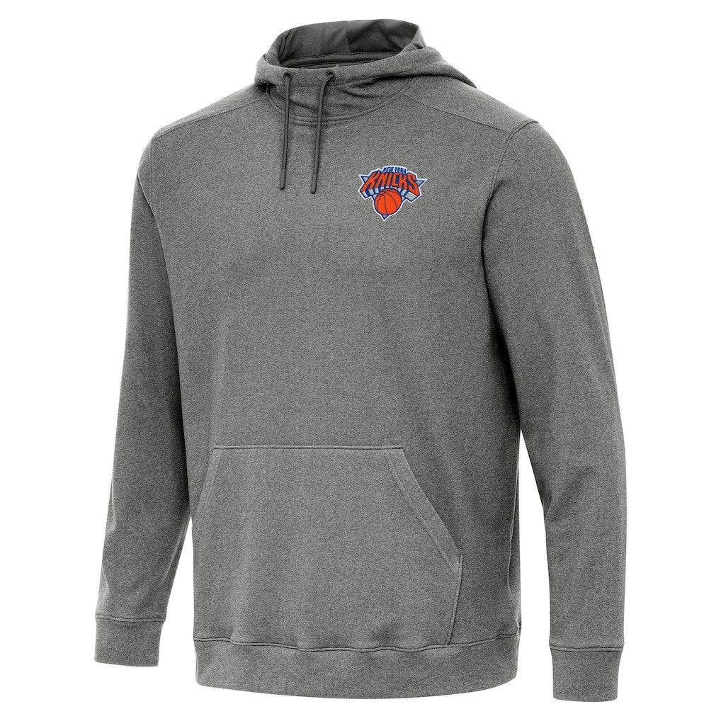 New York Knicks Antigua Cloud Pullover Hoodie - Heather Black outlet