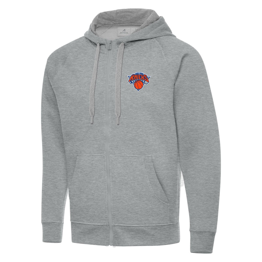 New York Knicks Antigua Big & Tall Victory Full-Zip Hoodie - Heather Gray outlet