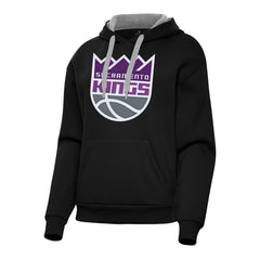 Sacramento Kings Antigua Women's Victory Pullover Hoodie - Black shop