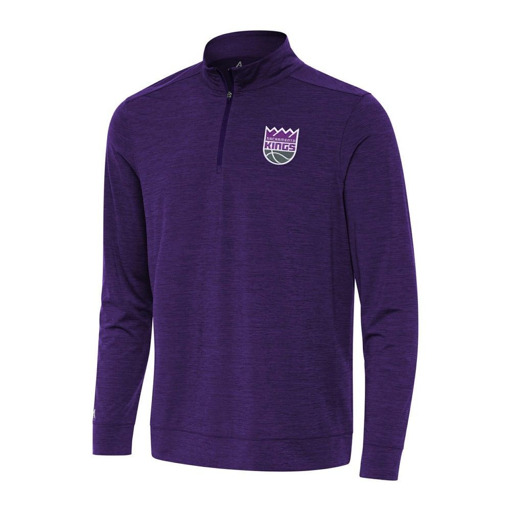 Sacramento Kings Antigua Bright Quarter-Zip Top - Heather Purple sale