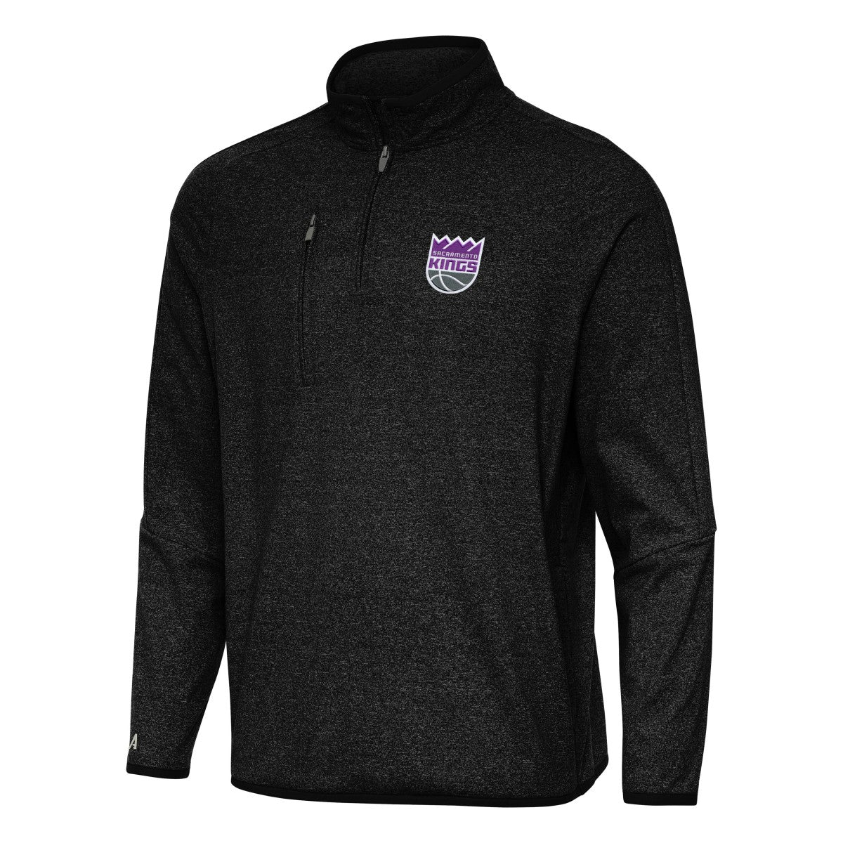 Sacramento Kings Antigua Certain Quarter-Zip Tri-Blend Sweatshirt - Heather Black shop