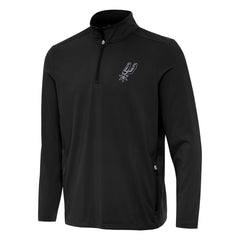 San Antonio Spurs Antigua Perilous Quarter-Zip Sweatshirt - Black discount