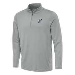San Antonio Spurs Antigua Reprocess Quarter-Zip Top - Gray shop