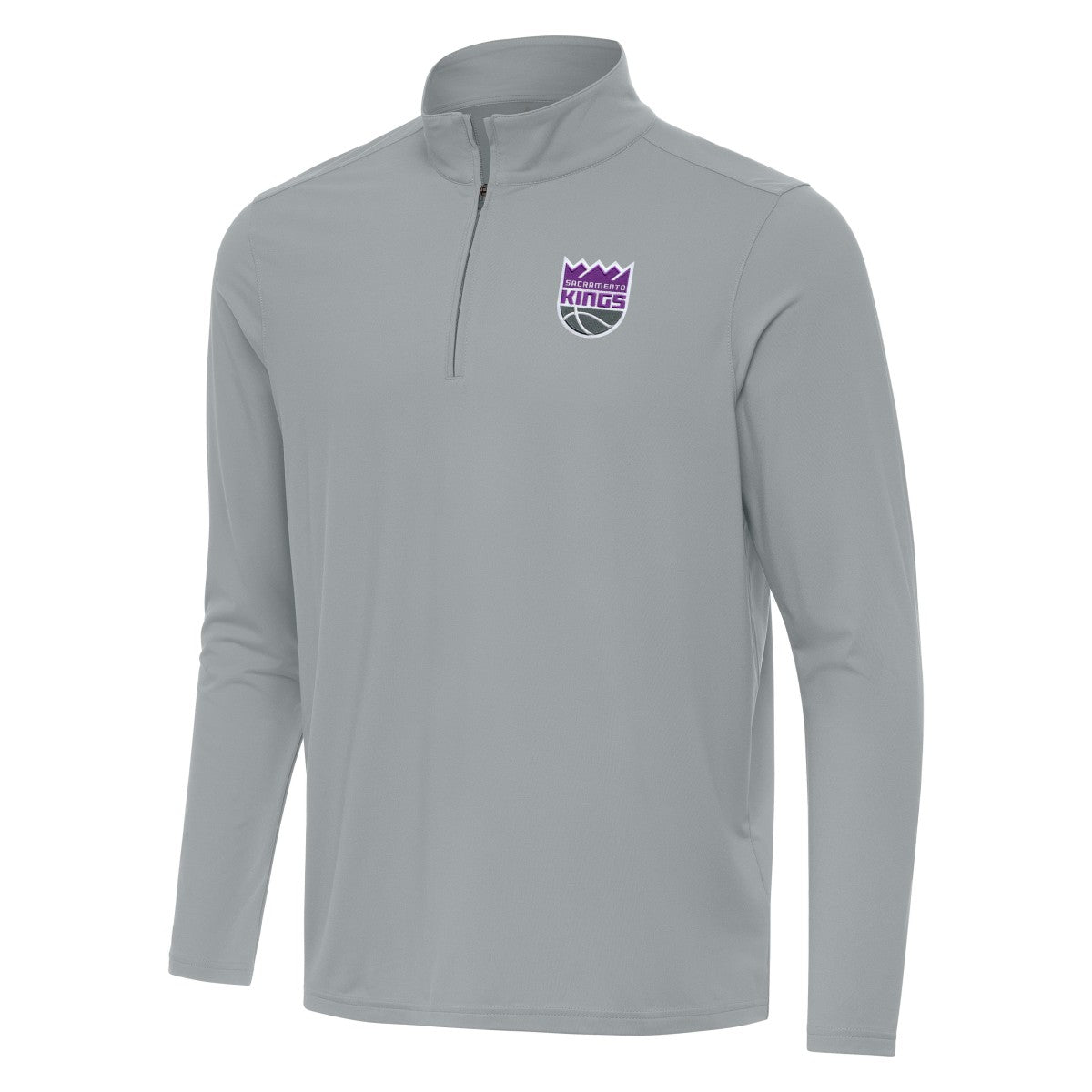 Sacramento Kings Antigua Intent Quarter-Zip Top - Gray online