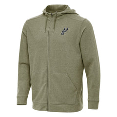 San Antonio Spurs Antigua Effortless Full-Zip Hoodie Jacket - Olive online