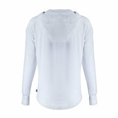 Cleveland Browns Cutter & Buck Women's Daybreak Eco Recycled Half-Zip Hoodie - White online