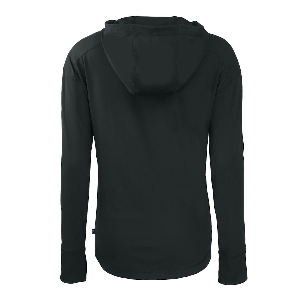 Cutter & Buck Cleveland Browns Women's Black Daybreak Eco Recycled Full-Zip Hoodie for sale