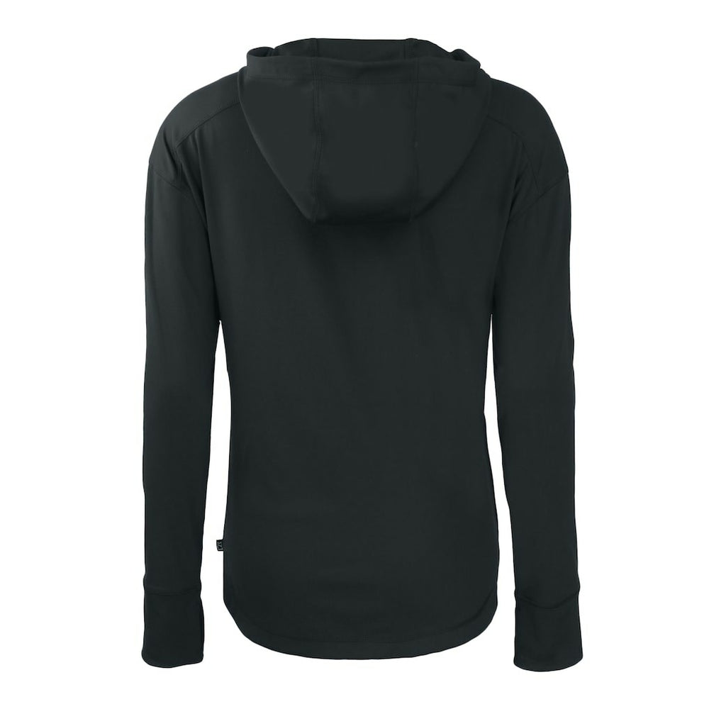 Cutter & Buck Cleveland Browns Women's Black Daybreak Eco Recycled Full-Zip Hoodie for sale