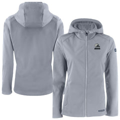 Cleveland Browns Cutter & Buck Women's Evoke Eco Softshell Recycled Full-Zip Hoodie Jacket - Gray sale