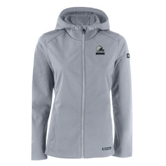 Cleveland Browns Cutter & Buck Women's Evoke Eco Softshell Recycled Full-Zip Hoodie Jacket - Gray sale