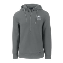 Cleveland Browns Cutter & Buck Roam Eco Recycled Half-Zip Pullover Hoodie - Gray on sale