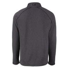 Cleveland Browns Cutter & Buck Peshastin Eco Fleece Recycled Half-Zip Pullover - Heather Black discount
