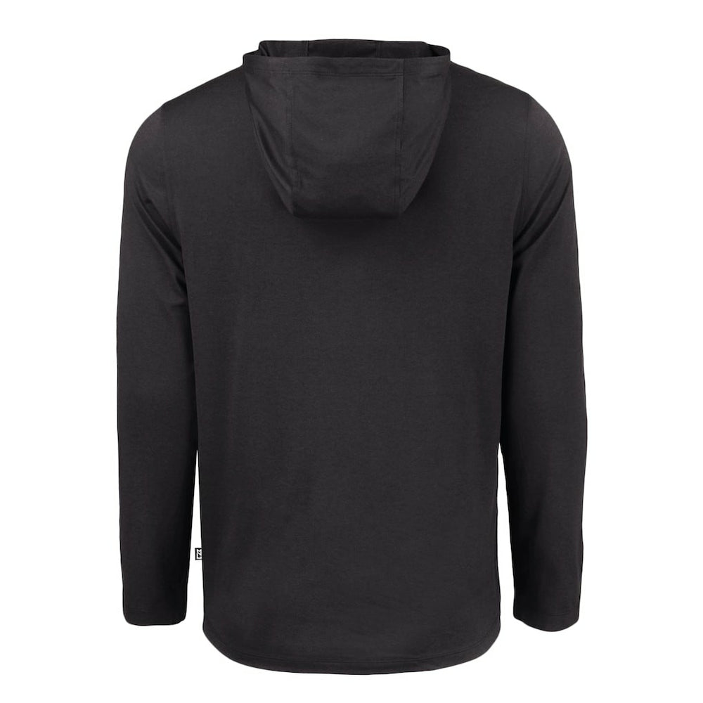 Cleveland Browns Cutter & Buck Coastline Epic Comfort Eco Recycled Long Sleeve Hooded T-Shirt - Black outlet