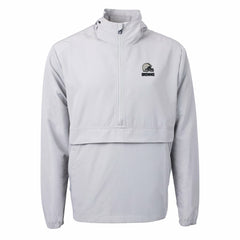 Cleveland Browns Cutter & Buck Charter Eco Recycled Anorak Half-Zip Hoodie Jacket - Gray cheap
