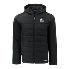 Cleveland Browns Cutter & Buck Big & Tall Evoke Hybrid Eco Softshell Recycled Full-Zip Hooded Jacket - Black outlet