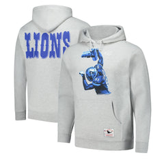 Calvin Johnson Detroit Lions Hall of Fame Player Graphic Pullover Hoodie - Heather Gray online