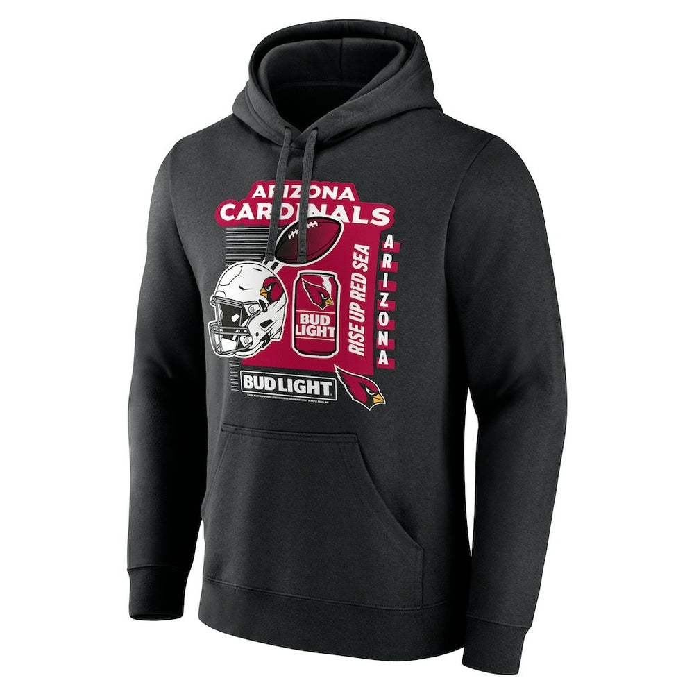 Arizona Cardinals Bud Light Pullover Hoodie - Black sale
