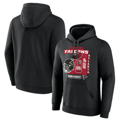 Atlanta Falcons Bud Light Pullover Hoodie - Black sale