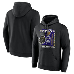 Baltimore Ravens Bud Light Pullover Hoodie - Black discount