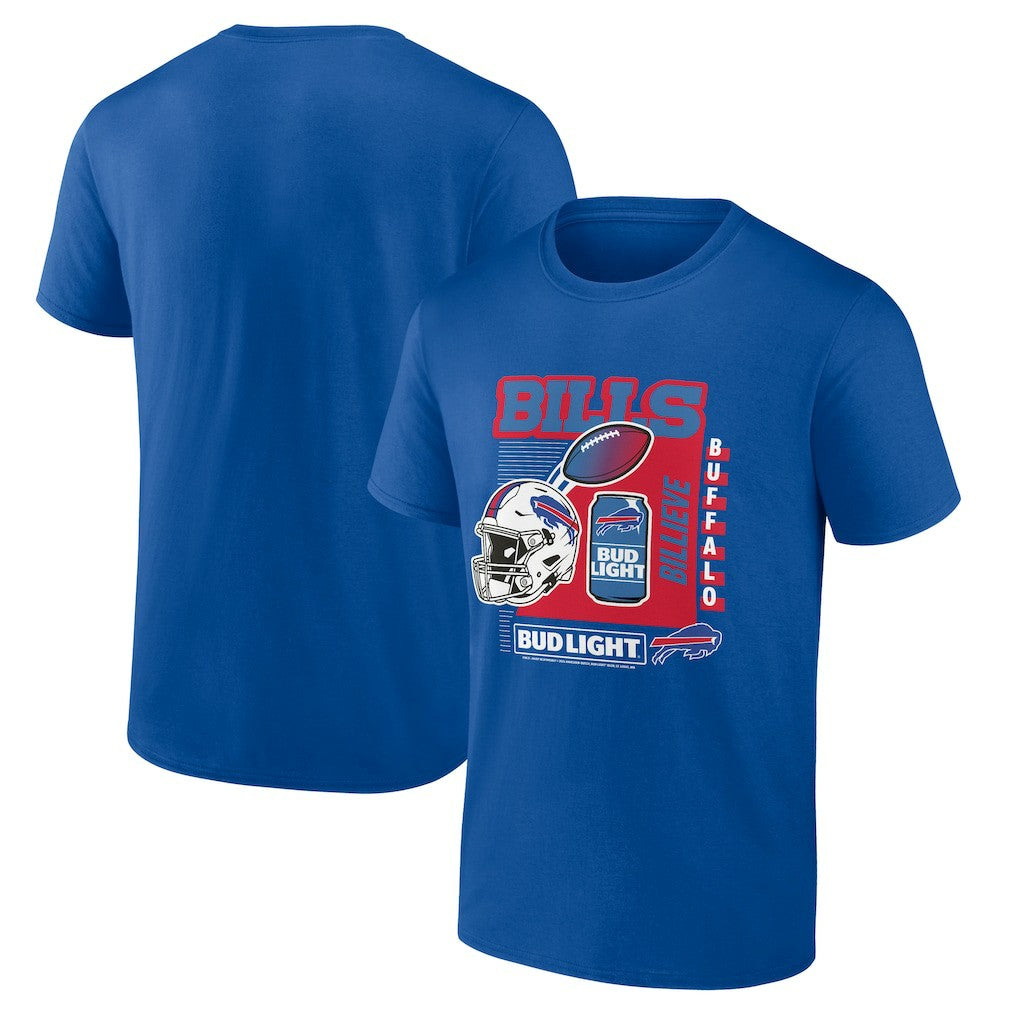 Buffalo Bills Bud Light T-Shirt - Royal discount
