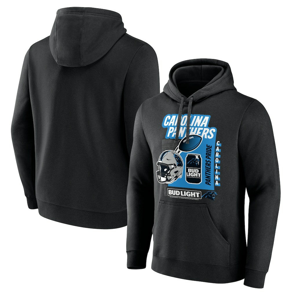 Carolina Panthers Bud Light Pullover Hoodie - Black outlet