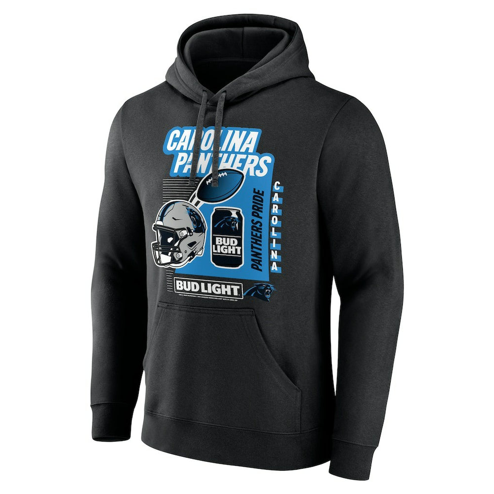 Carolina Panthers Bud Light Pullover Hoodie - Black outlet