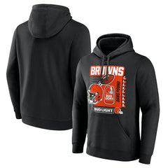 Cleveland Browns Bud Light Pullover Hoodie - Black on sale