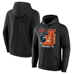 Denver Broncos Bud Light Pullover Hoodie - Black sale