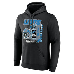 Detroit Lions Bud Light Pullover Hoodie - Black discount