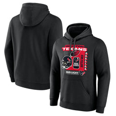 Houston Texans Bud Light Pullover Hoodie - Black on sale