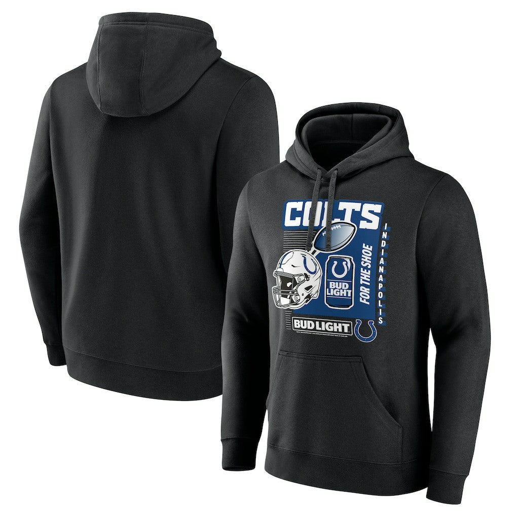 Indianapolis Colts Bud Light Pullover Hoodie - Black sale