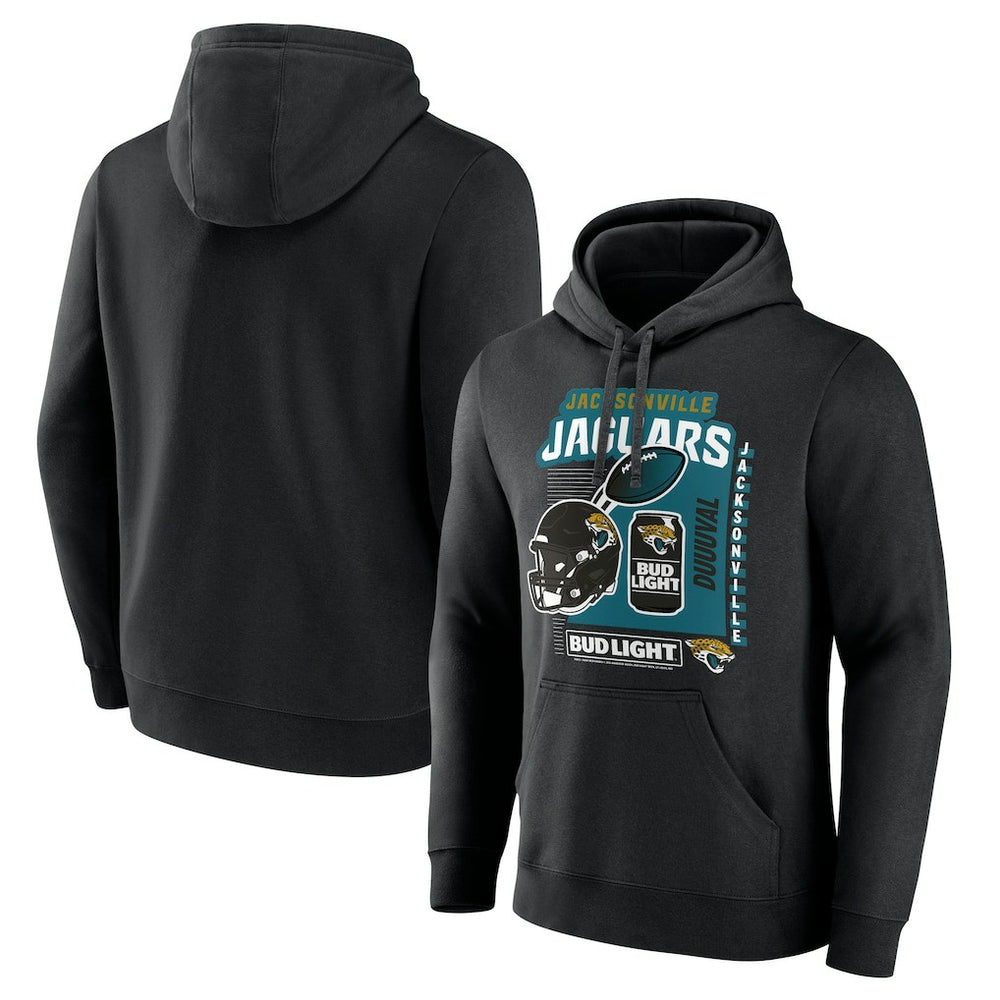 Jacksonville Jaguars Bud Light Pullover Hoodie - Black sale