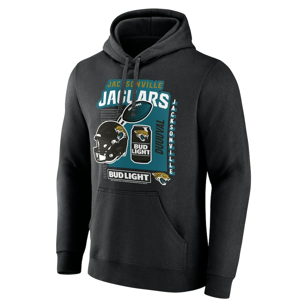 Jacksonville Jaguars Bud Light Pullover Hoodie - Black sale