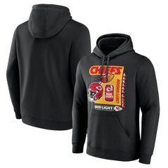 Kansas City Chiefs Bud Light Pullover Hoodie - Black on sale
