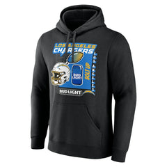 Los Angeles Chargers Bud Light Pullover Hoodie - Black for sale