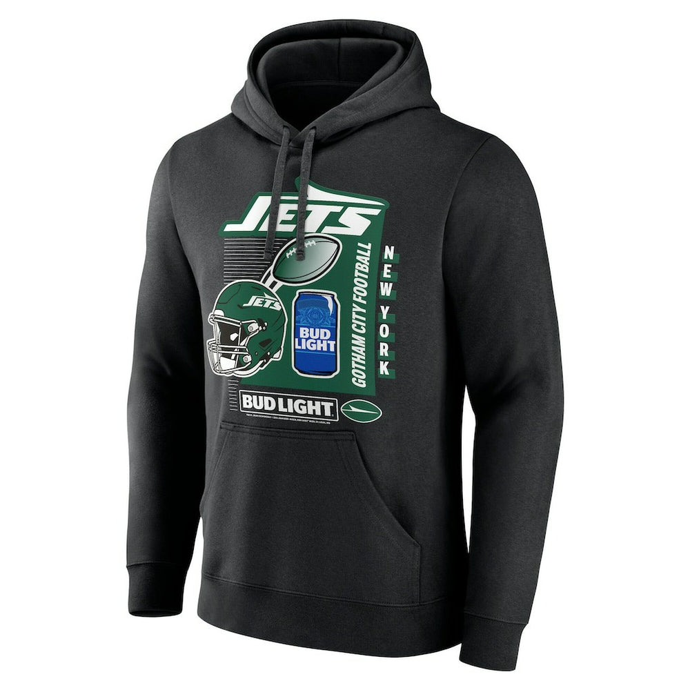 New York Jets Bud Light Pullover Hoodie - Black online