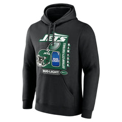 New York Jets Bud Light Pullover Hoodie - Black online