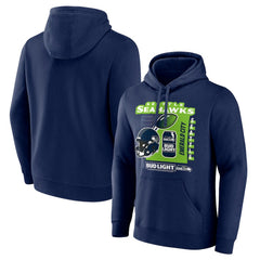 Seattle Seahawks Bud Light Pullover Hoodie - Navy cheap