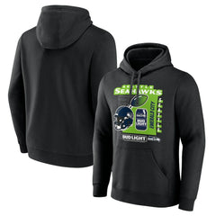 Seattle Seahawks Bud Light Pullover Hoodie - Black outlet