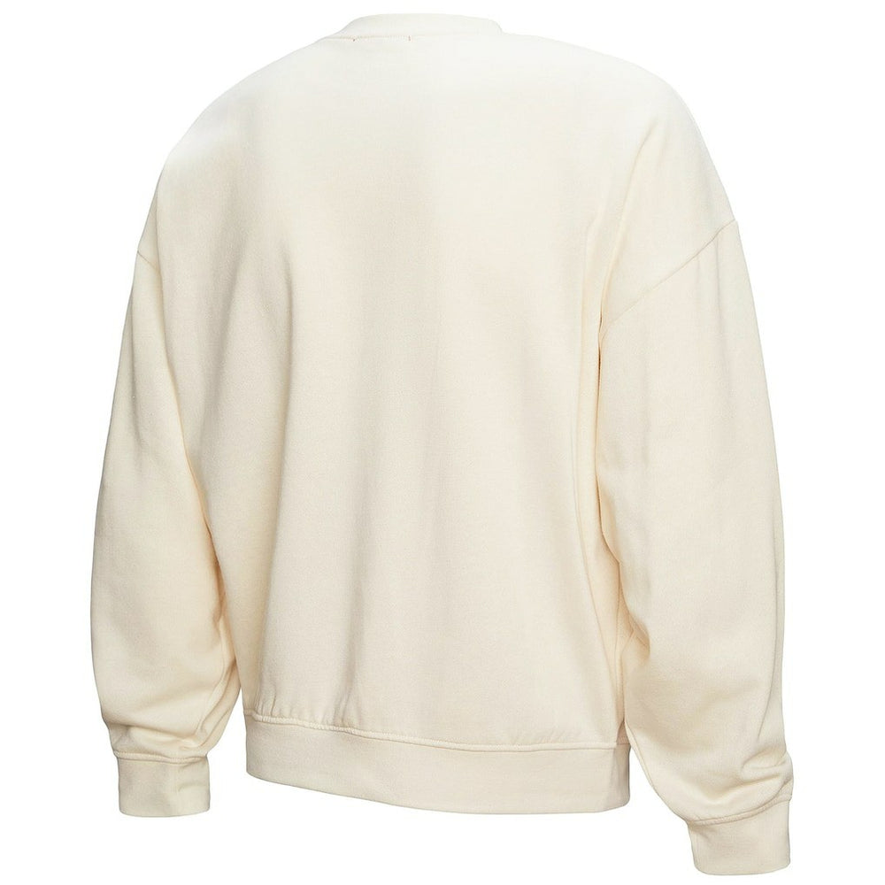 Miami Dolphins Women's Fandom Fleece Pullover Sweatshirt - Cream cheap