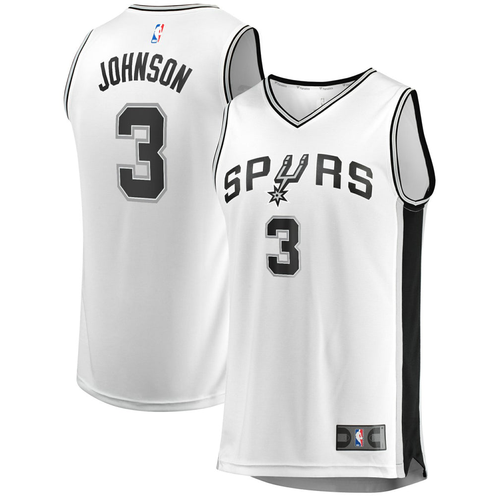 Keldon Johnson San Antonio Spurs Fast Break Association Jersey - White | Fanatics outlet