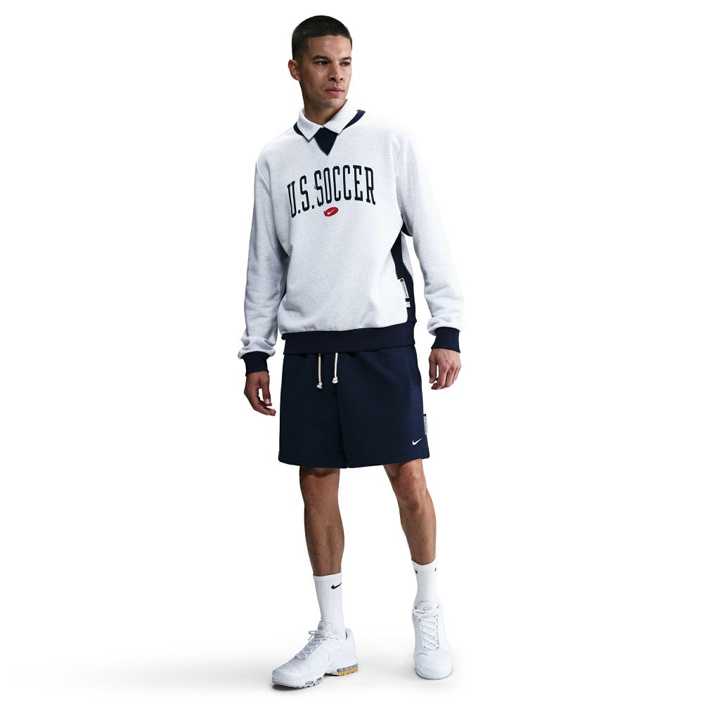 USMNT Standard Issue Pullover Sweatshirt - Heather Gray | Nike on sale